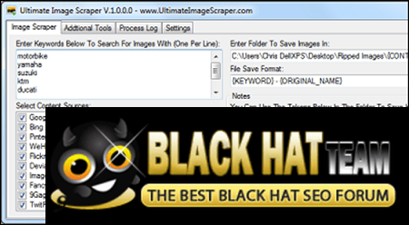 Téléchargement gratuit BlackHatToolz Ultimate Image Scraper 1.0.6.9 Nulled